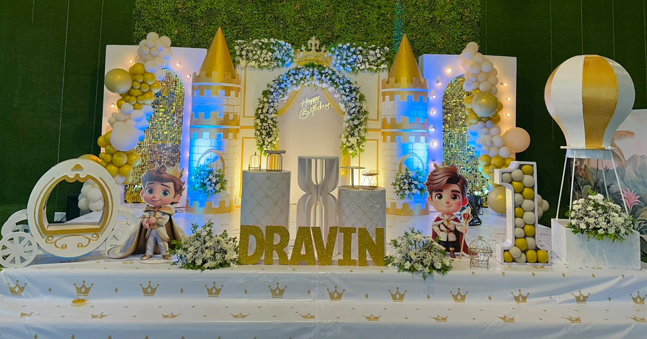 Dravin's Royal Court — Themed Birthday in Bangalore, IN